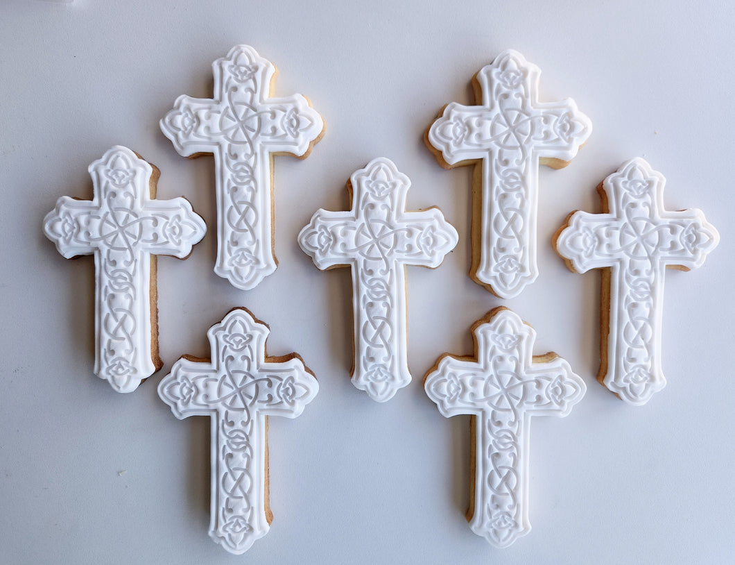 Basic Cross cookies