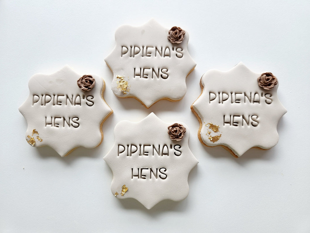 Two-Three lines Personalised Quirky Font