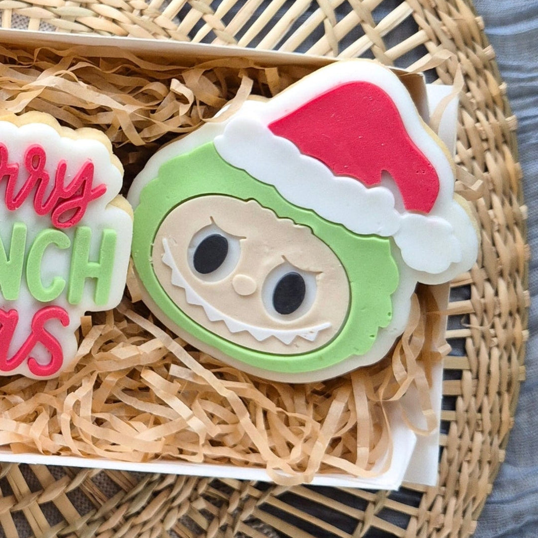 Labubu x Grinch Head