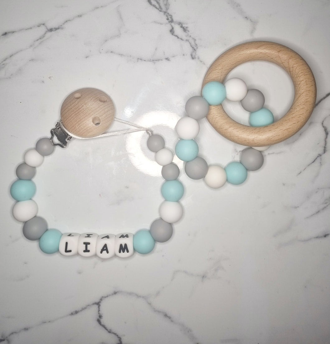 LIAM Dummy Chain & Teether Set